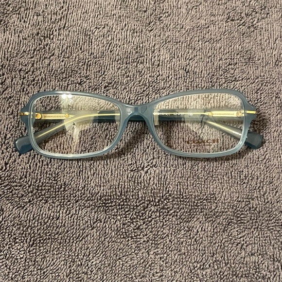 Authentic Coach HC 6055 Laurel MilkyChambray 5252 52-17-135 Frames & Case